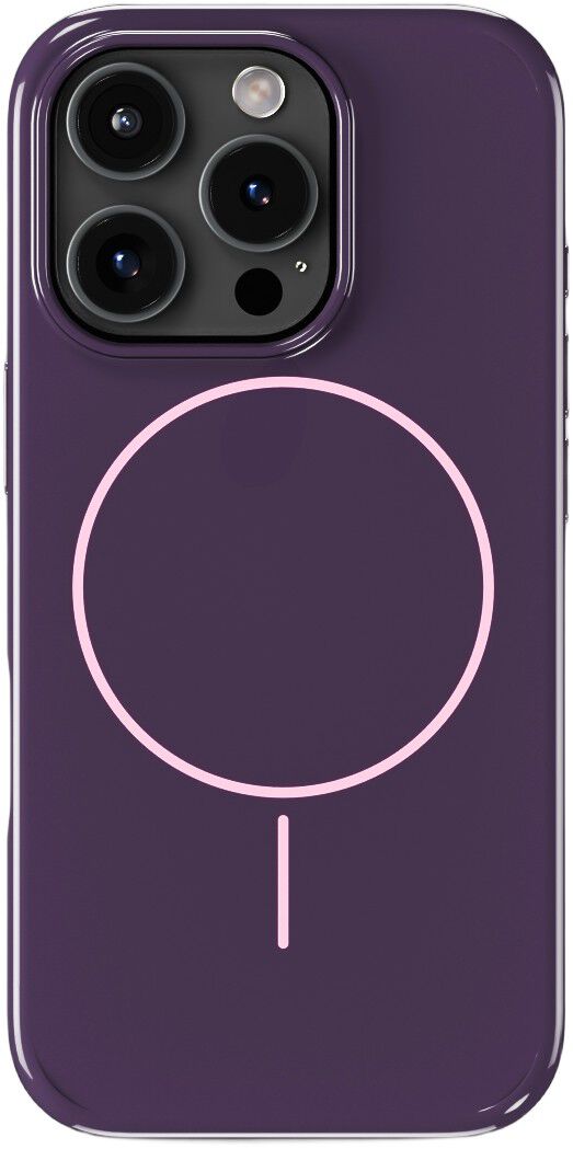 Mono Case Magsafe iPhone 16 Pro Deep Plum/Pink