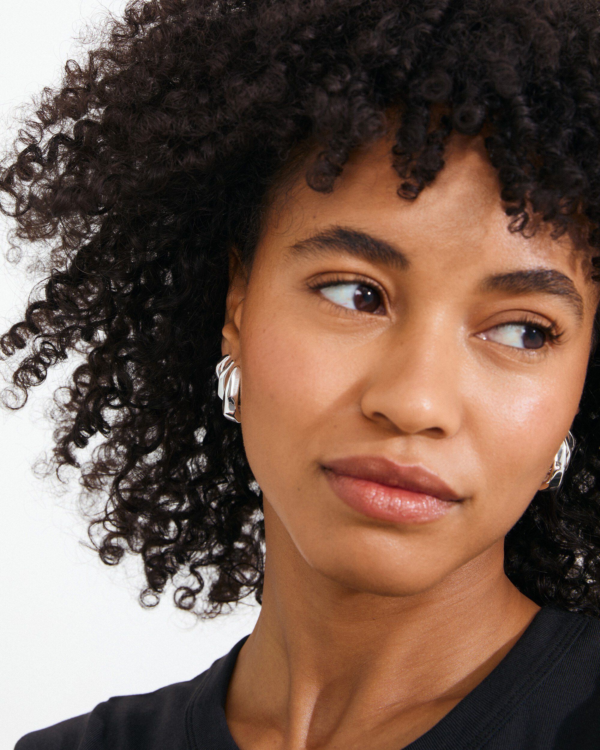 PRESENCE earrings silver-plated