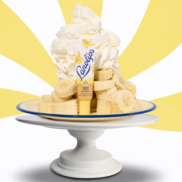 Tærte med banancreme - Balsam til læber og tør hud