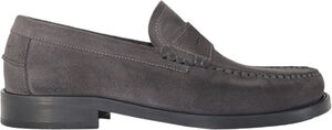 Miles Penny Loafer - Charcoal Suede