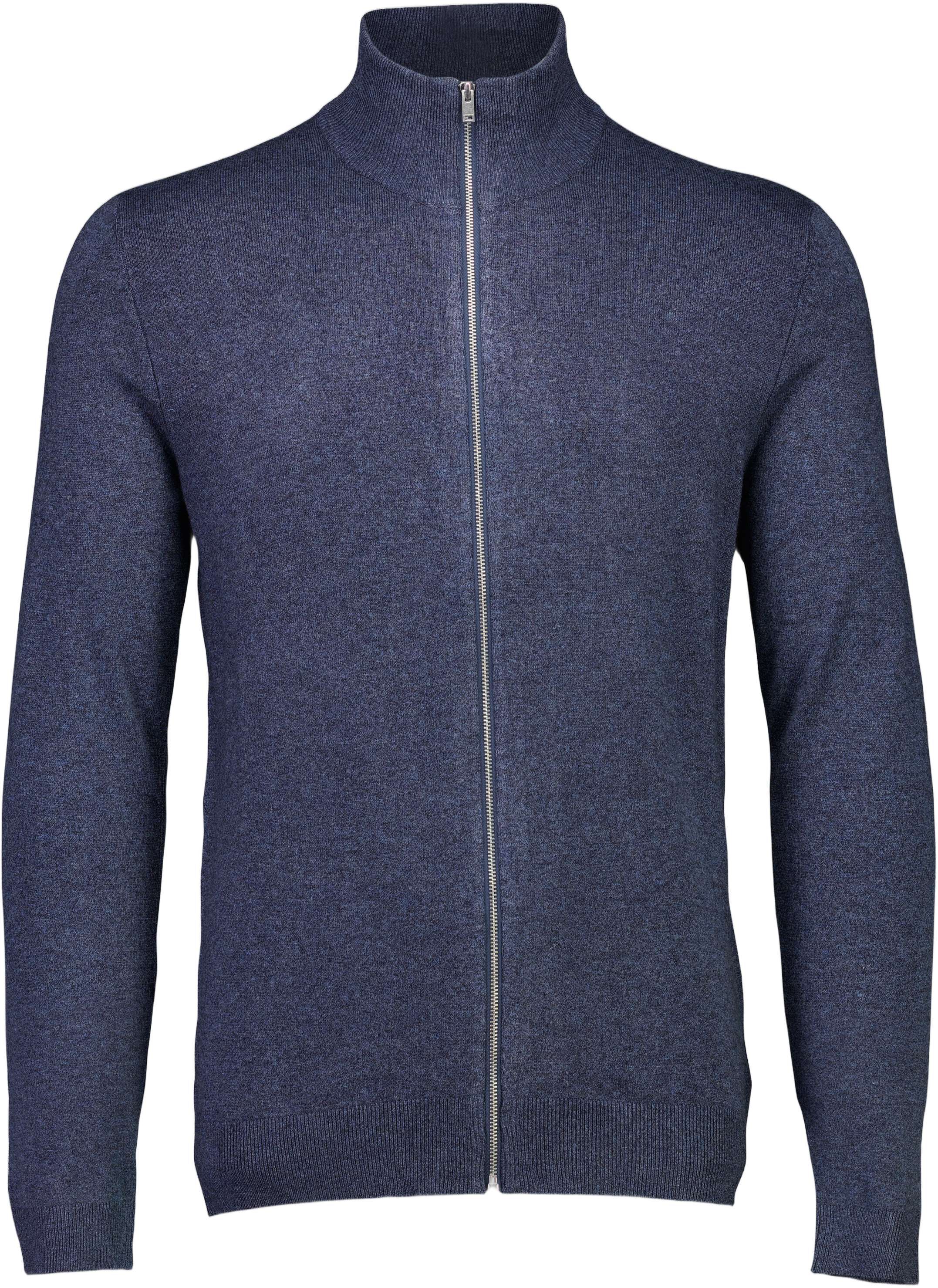 Ecovero L/S zip cardigan