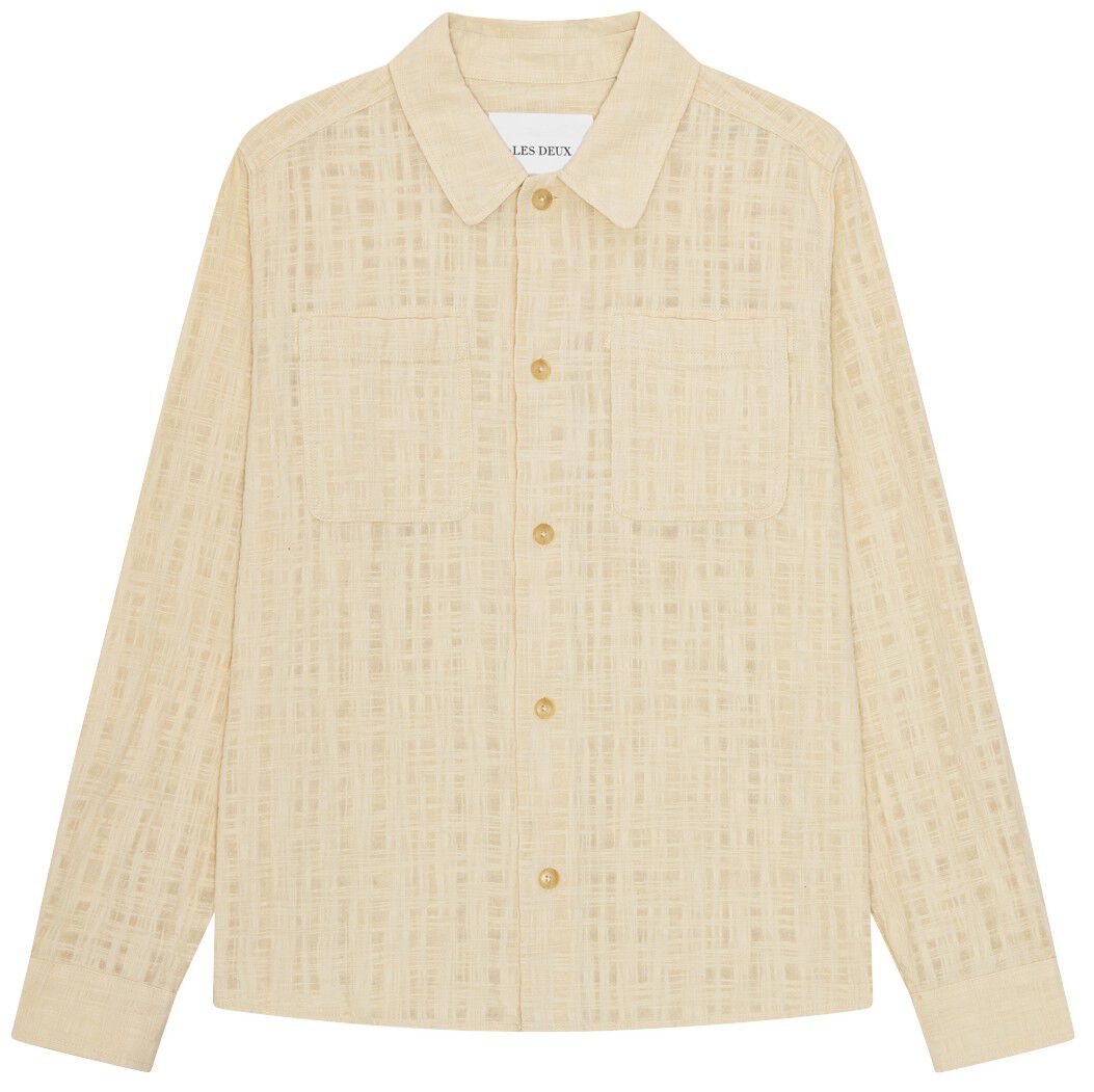 Textured Slub Overshirt