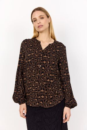 SC-SAFIRA 1 Bluse Mørk brun