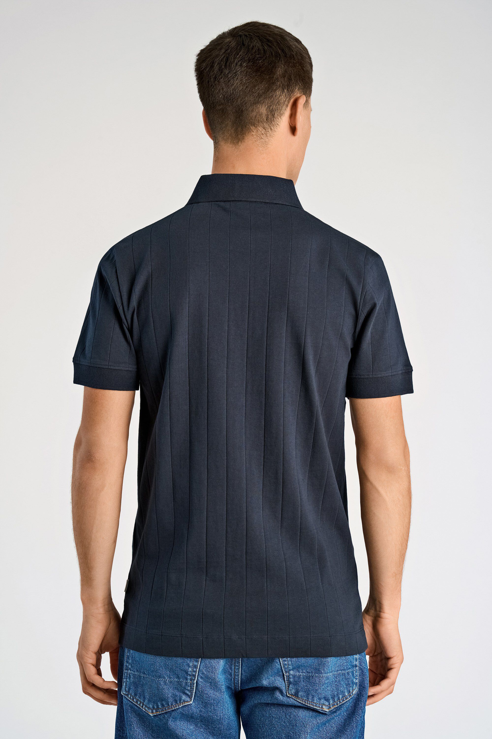 Needle drop polo S/S