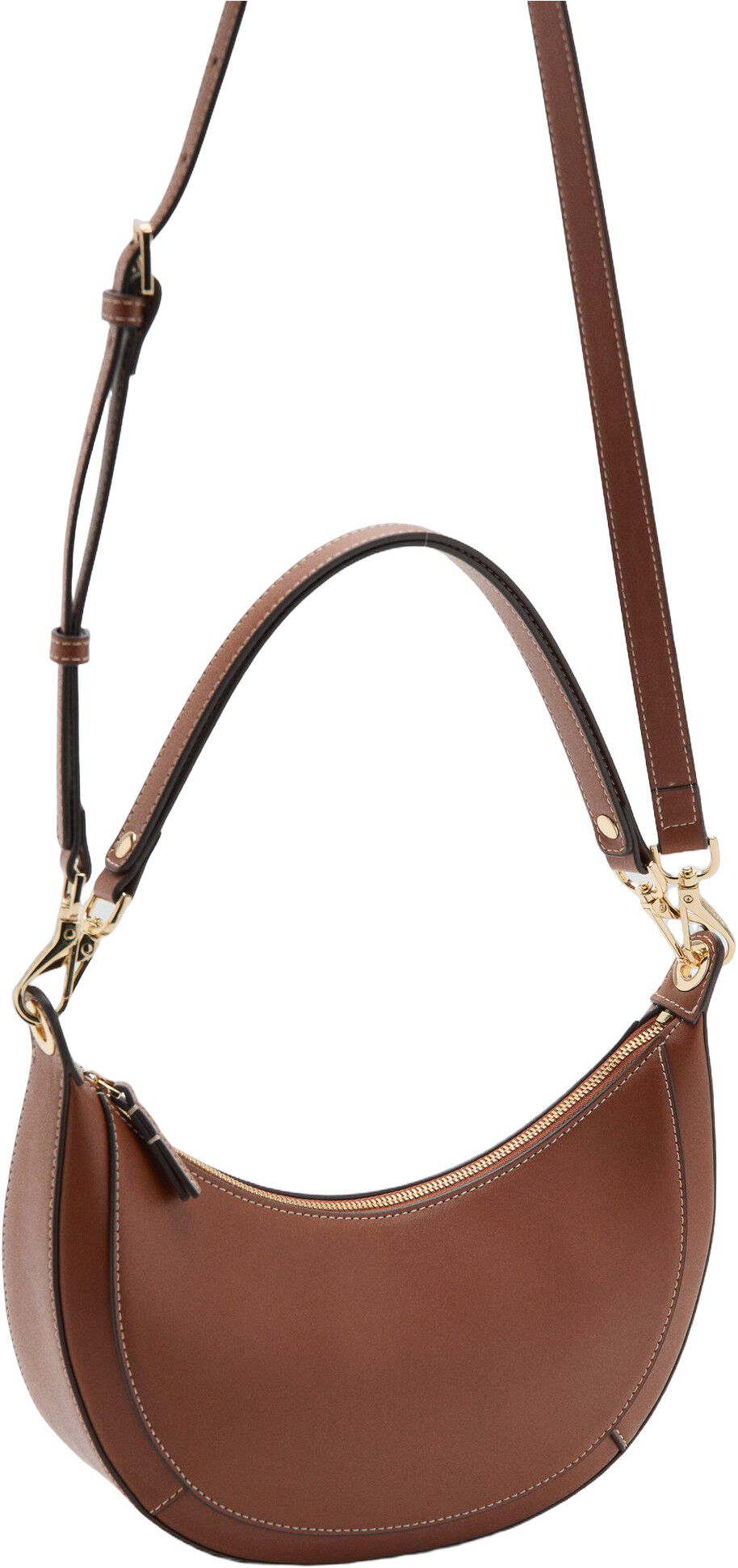 Oval shoulder bag