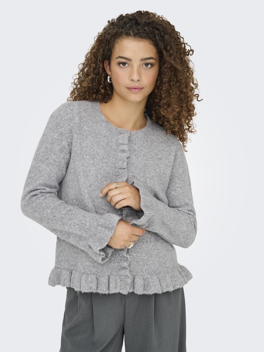 ONLRIMA LIFE LS FRILL BUTTO CARDI C