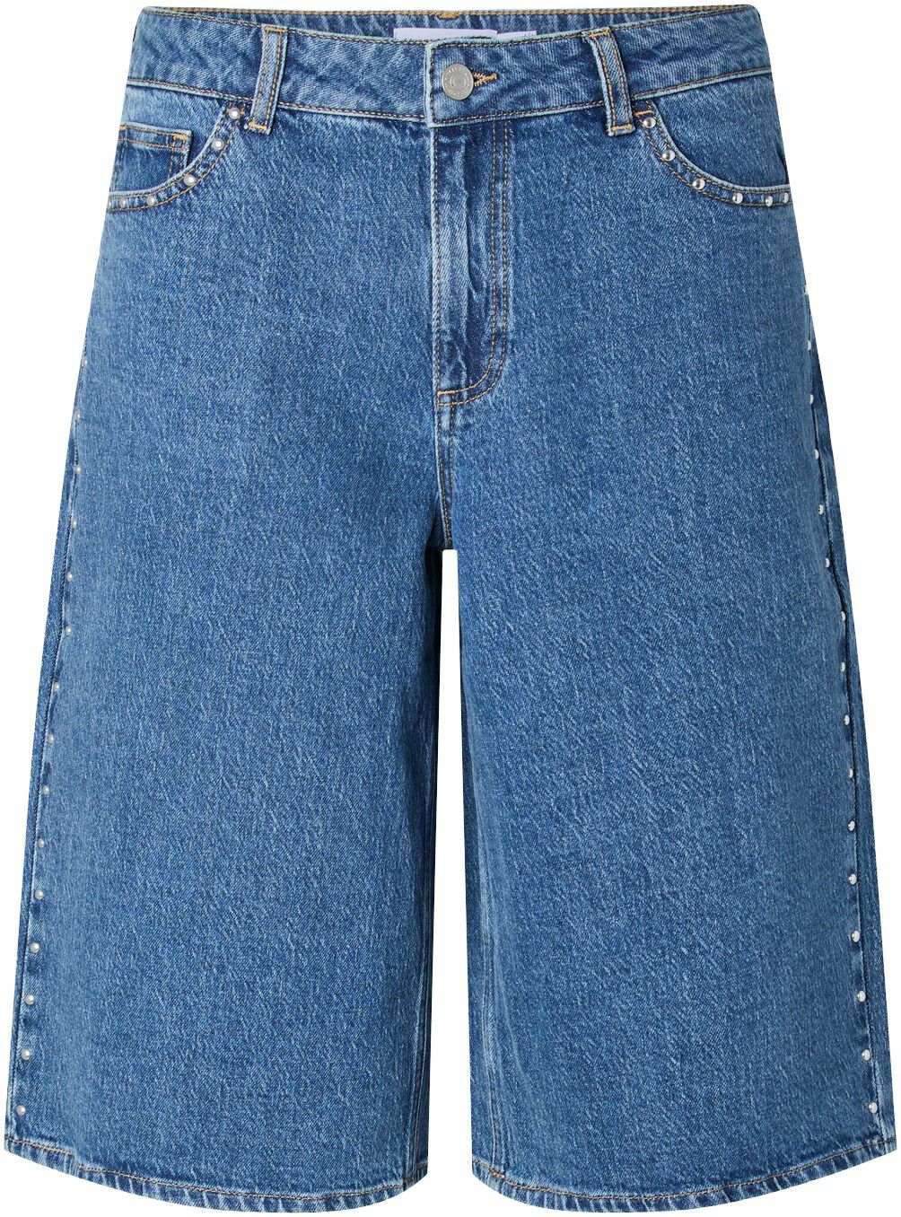PCKARLA MW DENIM JORTS D2D PP