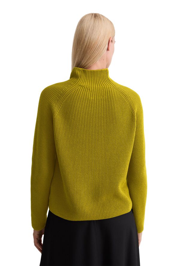 Pullover, longsleeve, stand-up coll