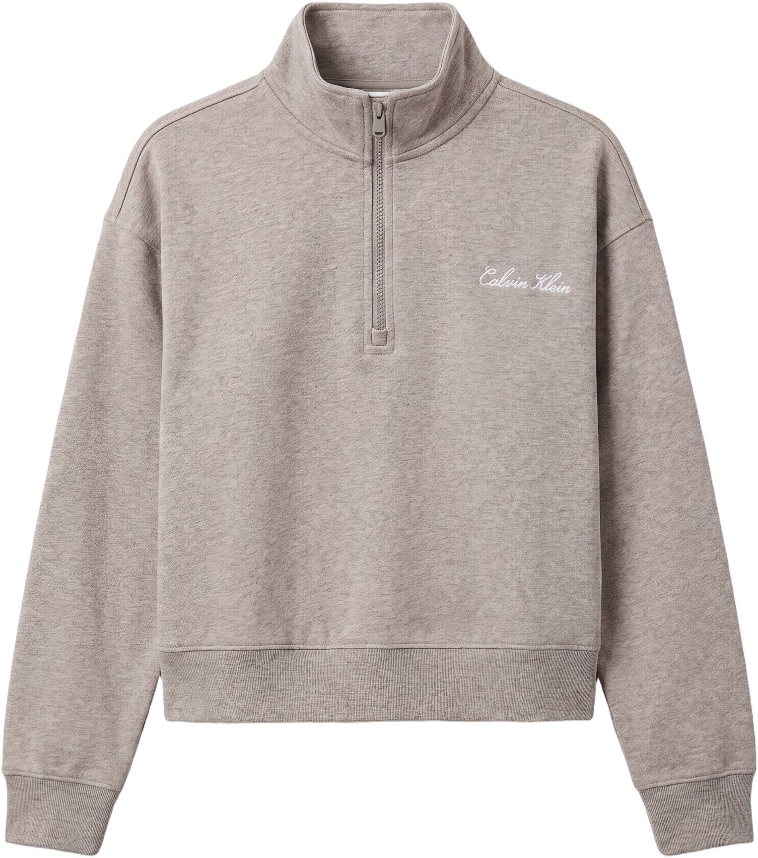 HEAVY JERSEY 1/4 ZIP TOP- GRAPHI