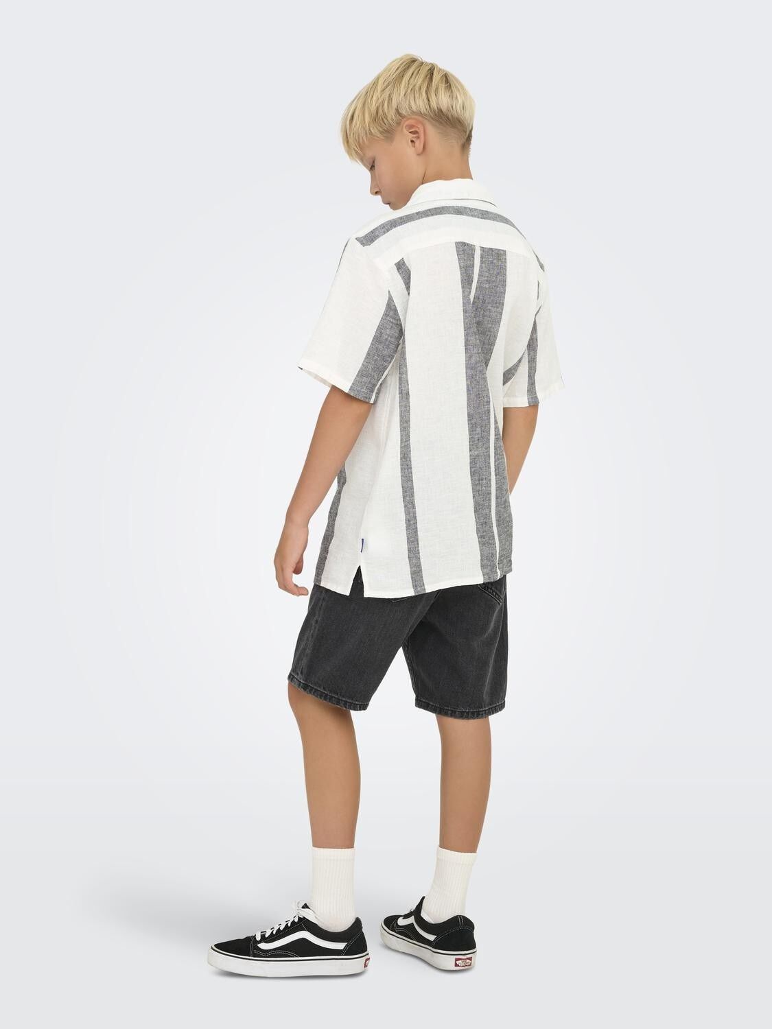 OSJCAIDEN LIFE SS STRIPE LINEN RESO