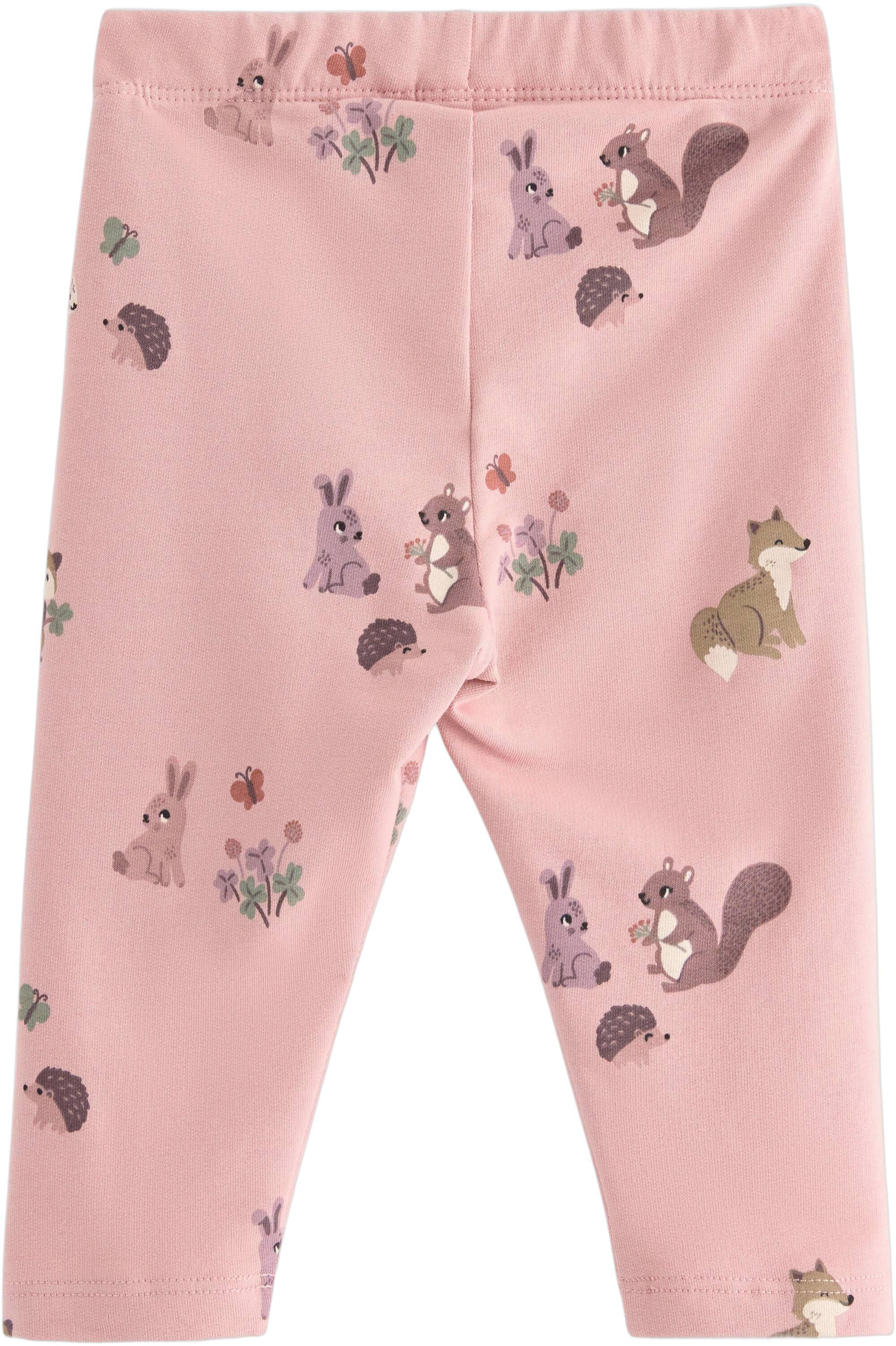 Soft leggings in cotton jersey with