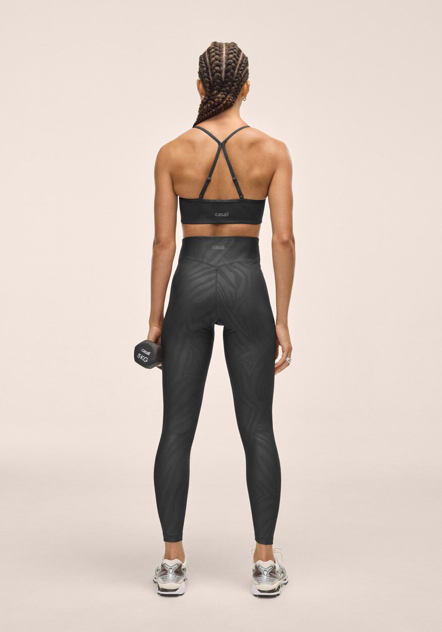 Heat Printed High Waist Tights