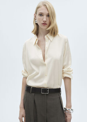 Satin finish flowy shirt
