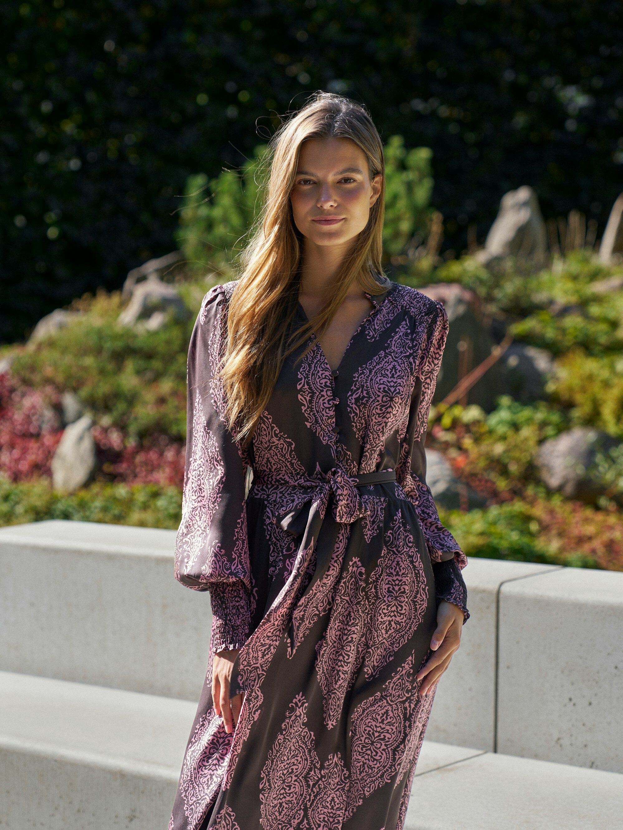 Novalee Paisley Drop Dress