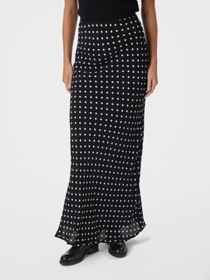Viso Crepe Dot Skirt