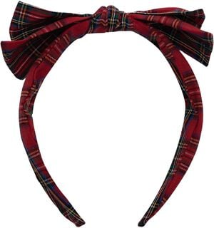 Mimi & Lula - Hårbøjle - Red Tartan Edie Pony Pals