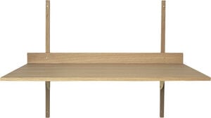 Sector Desk - Oak - Brass