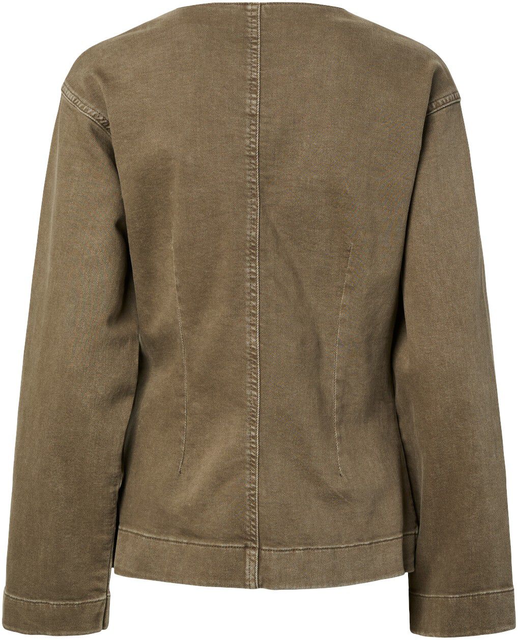 PCSILKE LS COL DENIM SHIRT