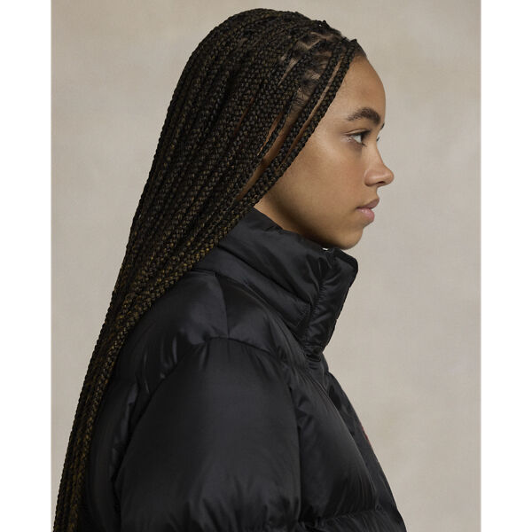 Water-Repellent Quilted Down Jacket
