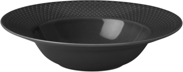 Rhombe Earth Dyb tallerken Ø24. 5 cm slate