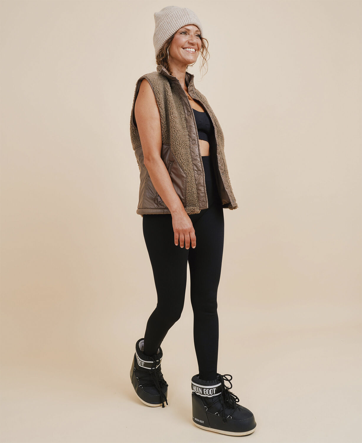 Glacier Fleece Vest - Nero