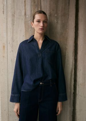 Denim cotton shirt