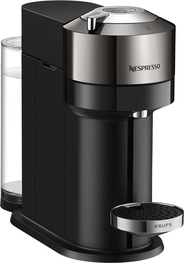 Nespresso® Vertuo Next Deluxe coffee machine by Krups®, Dark Chrome