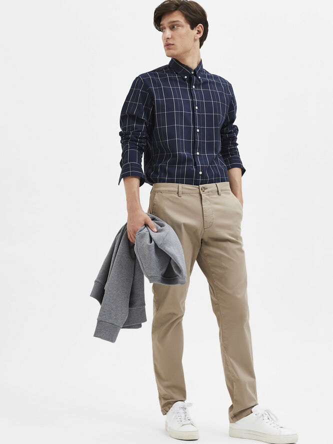 SLHSLIM-NEW MILES 175 FLEX CHINO W