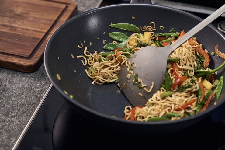 Madura Plus Ceramic Wok, 30 cm, Aluminium, Titanium forstærk