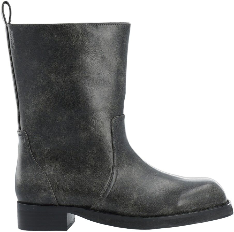 BIAJESSE Mid Pull On Boot Faux Leather