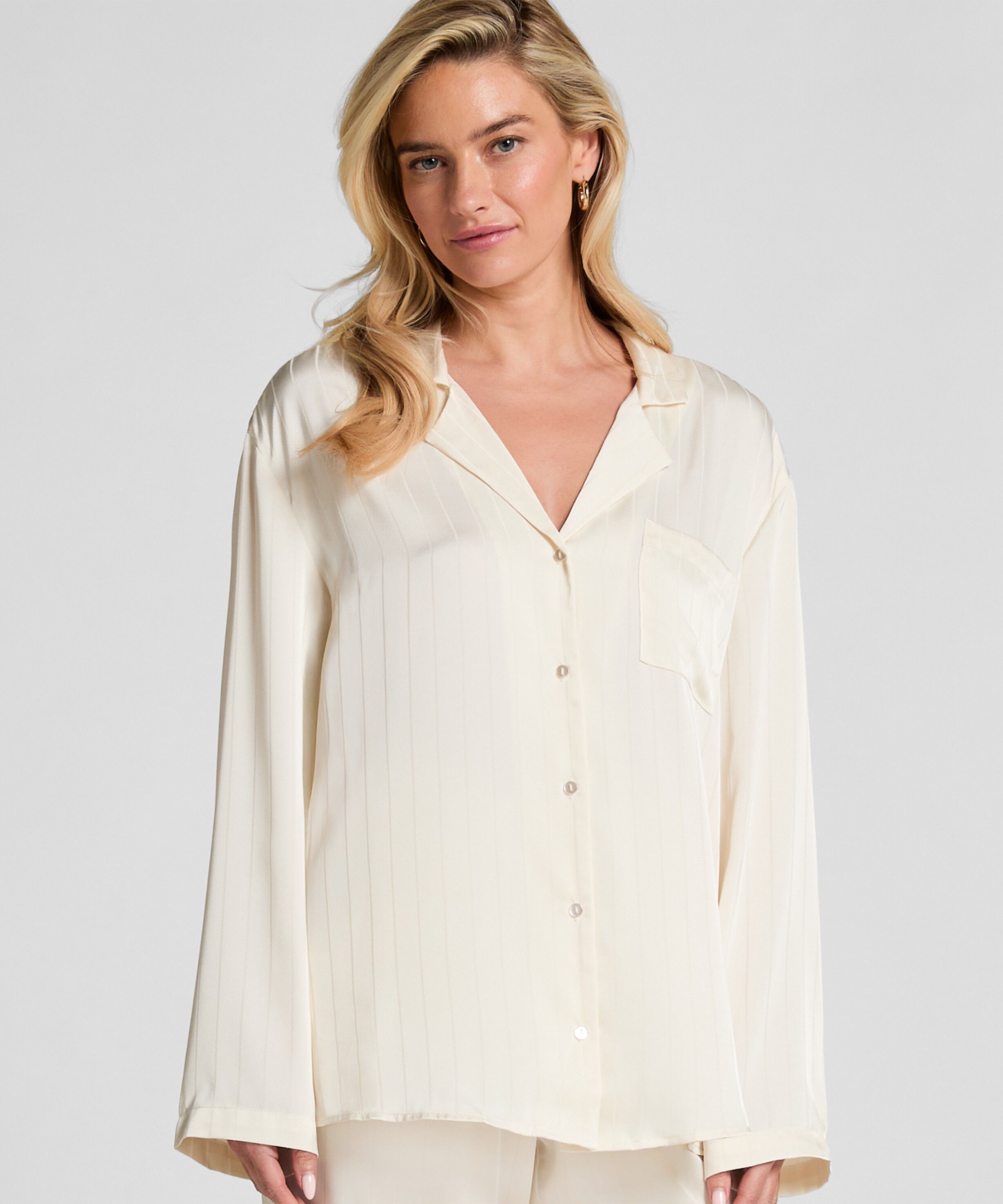 Satin Pinstripe Jacket