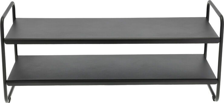 Skoreol A-Shoe Rack 80x33x33 cm Black