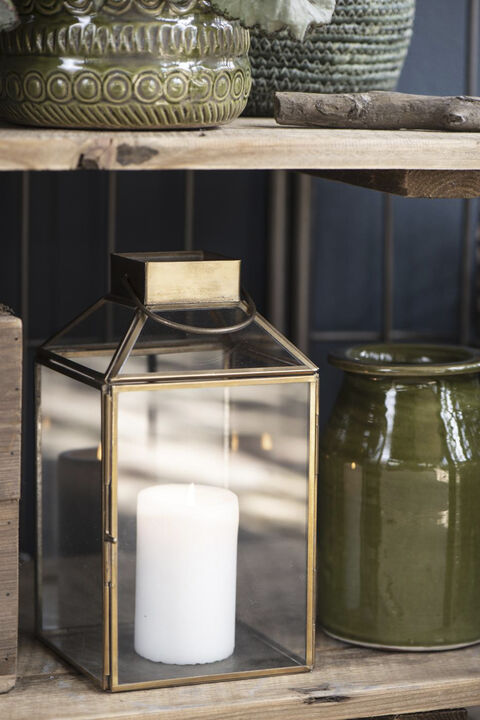 Lanterne Norr skrå glastop