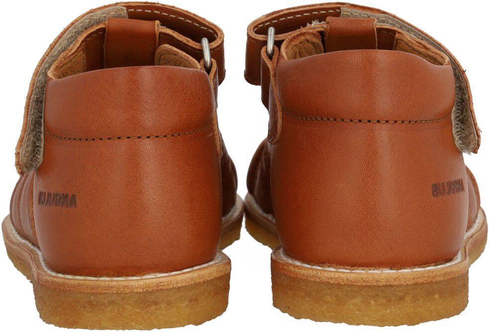 Sandal med dinobroderi og lukket t&aring;