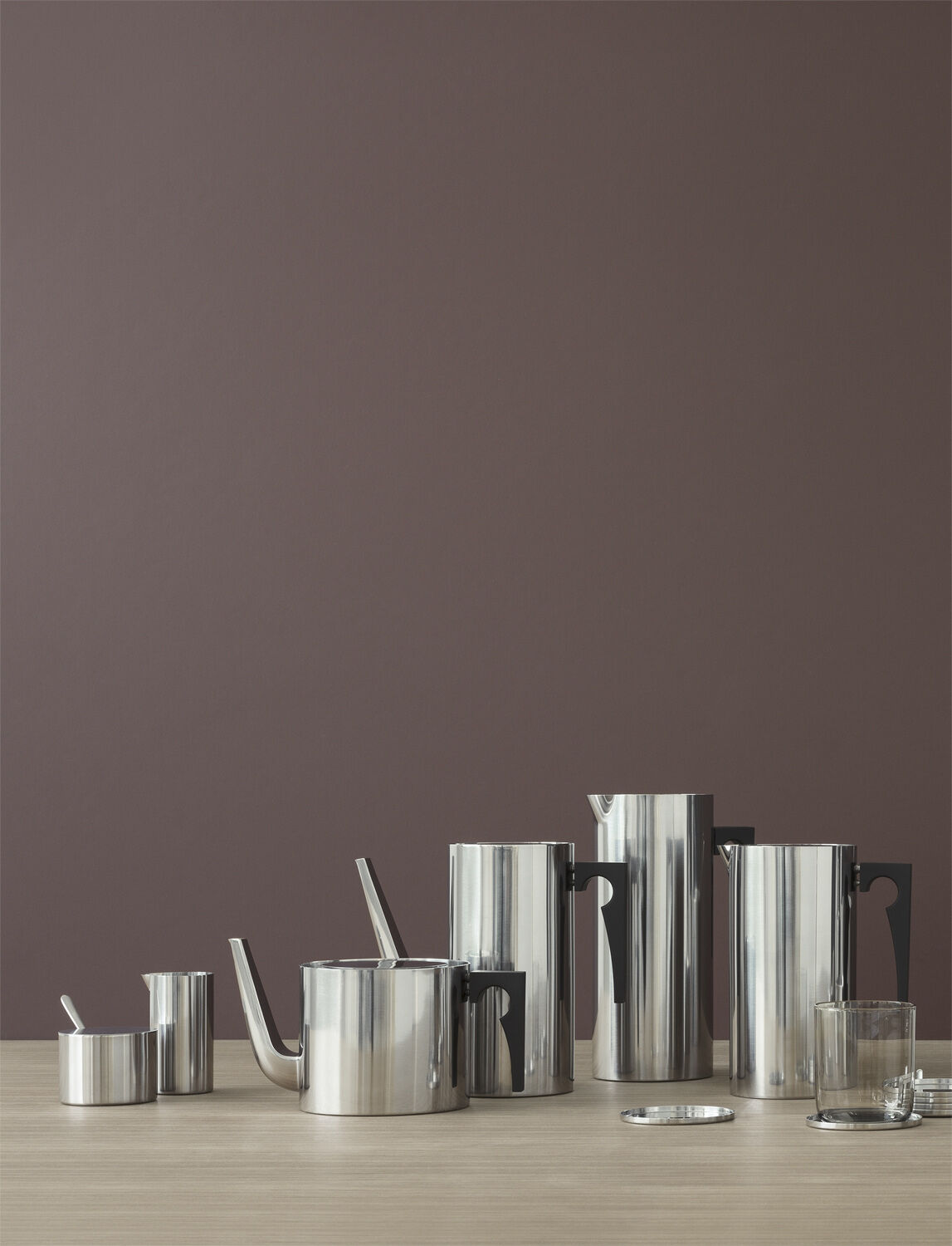 Arne Jacobsen stempelkande 1 l, steel