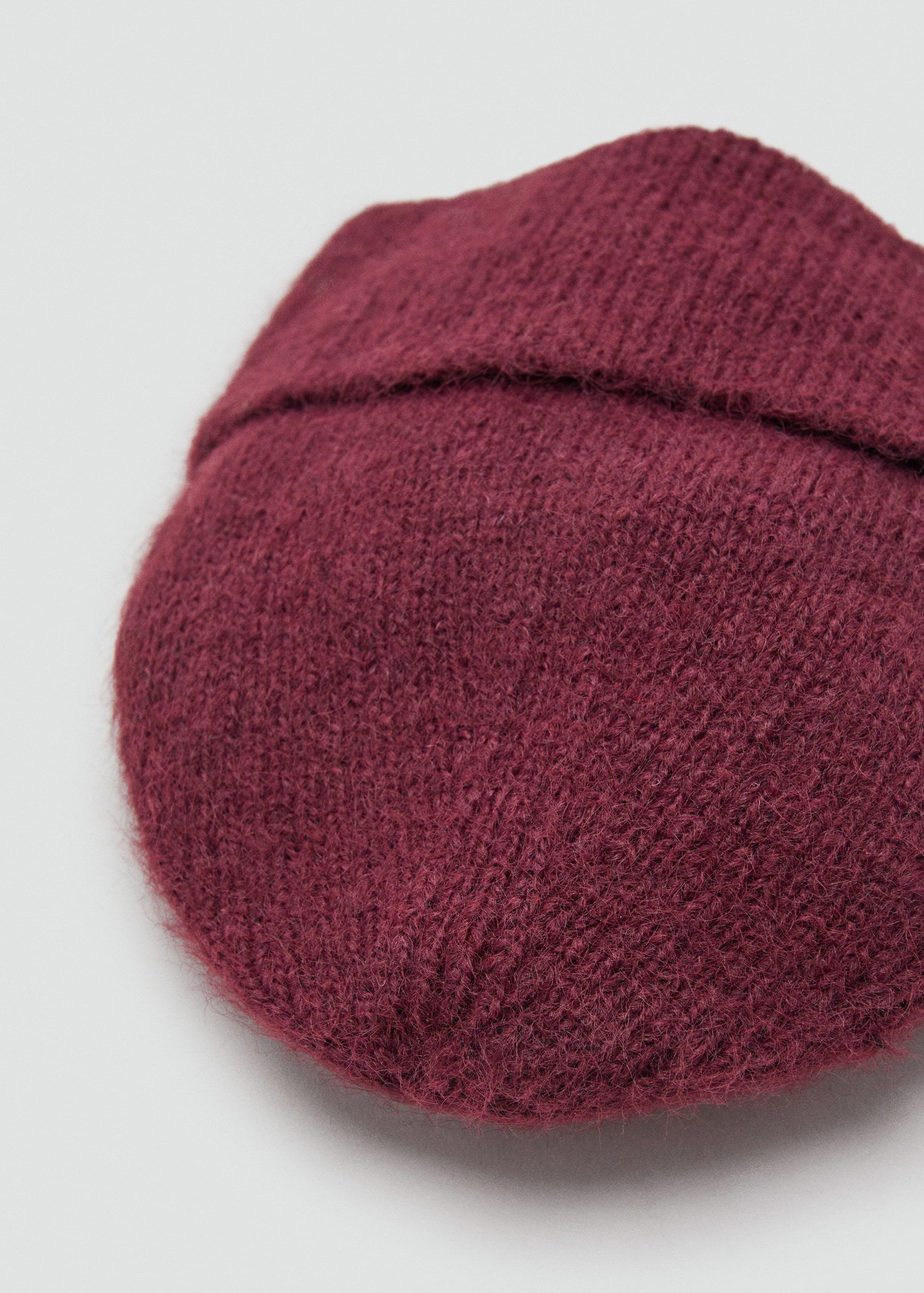 Rib-knit cap