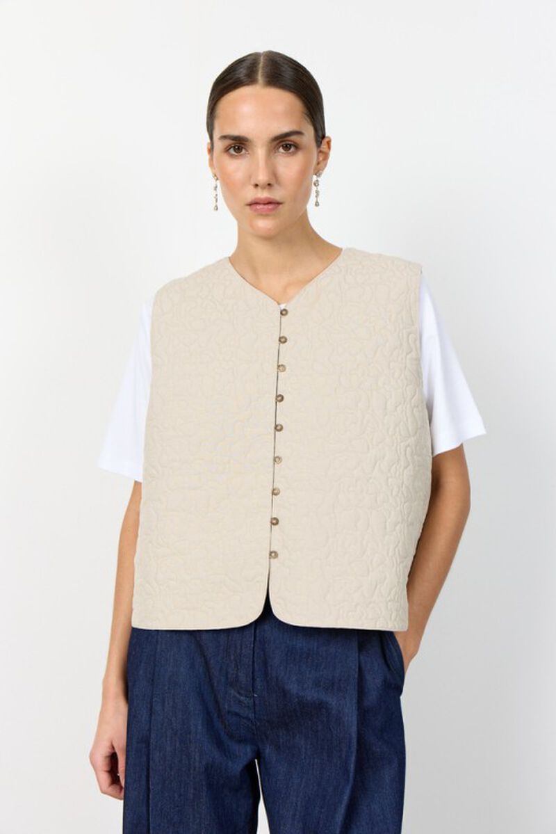 Lr-Pippa 2 Vest Lys Grå