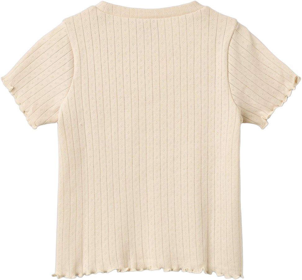 Kort&aelig;rmet Rib T-shirt Irene