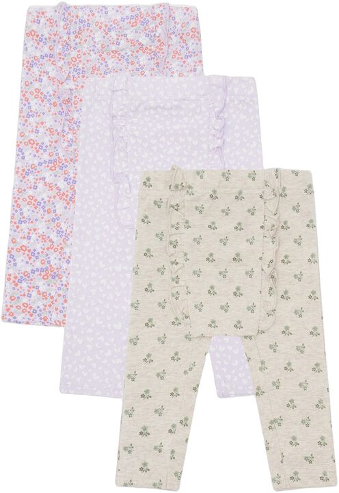 Leggings Hcliva Grøn Blom