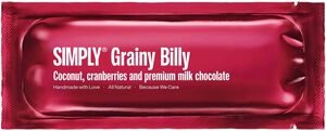 Simply® GRAINY BILLY chokoladebar