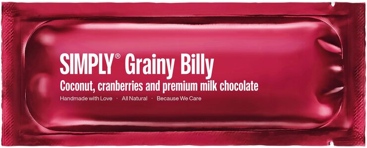 Simply® GRAINY BILLY chokoladebar