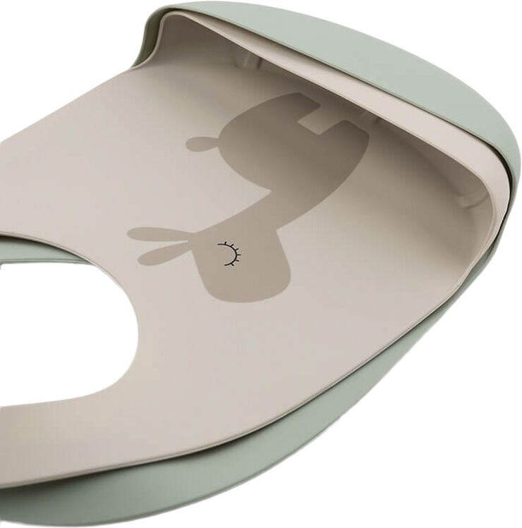 Silikone hagesmæk 2 stk. Lalee Sand/Grøn