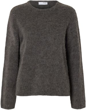 SLFLULU BRUSHED LS KNIT O-NECK