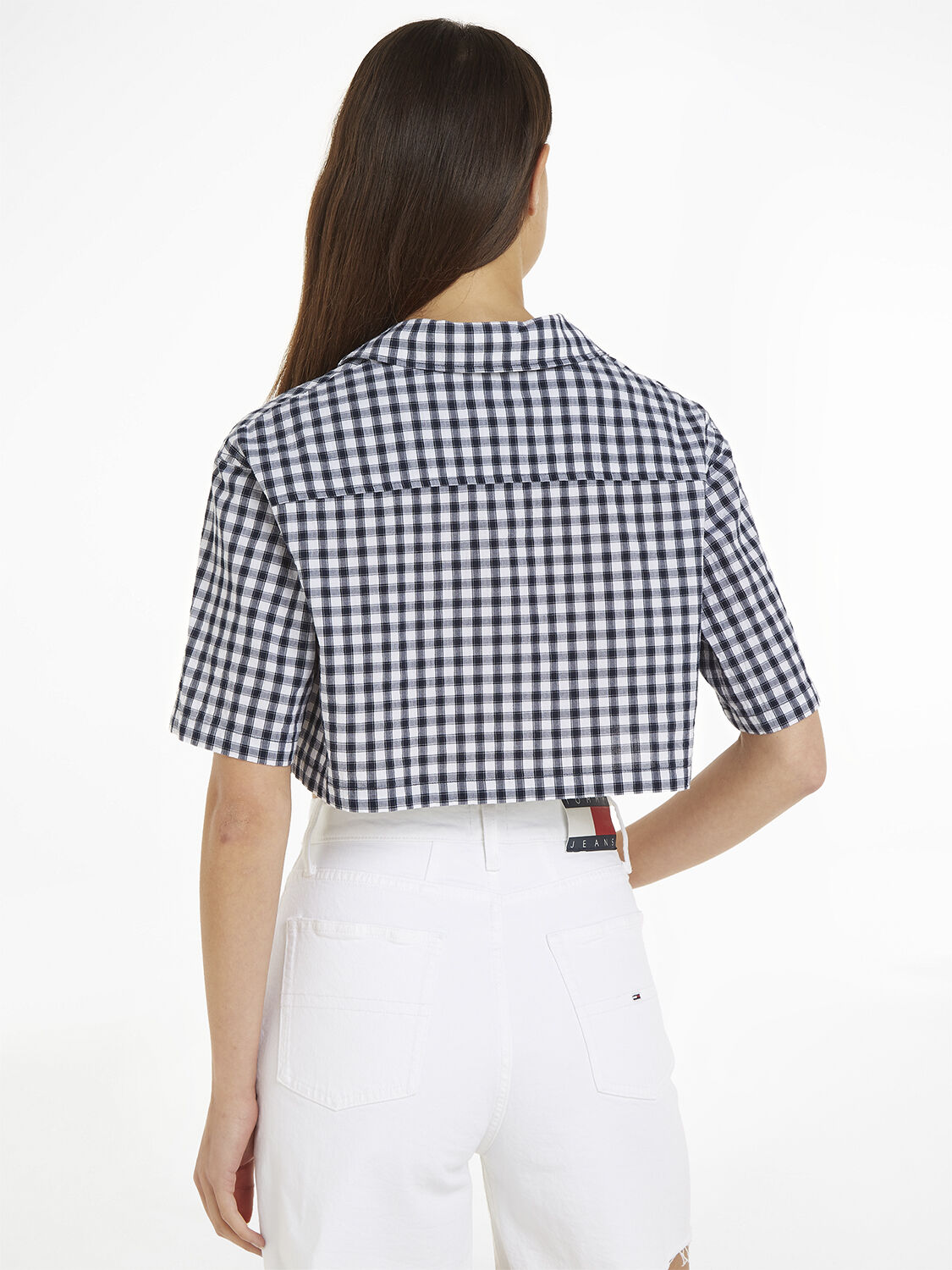 TJW SP CRP GINGHAM BLOUSE