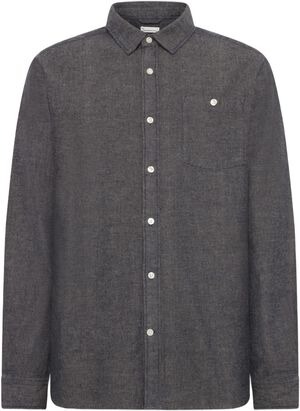 Organic Cotton Fishbone Flannel Shirt GOTS