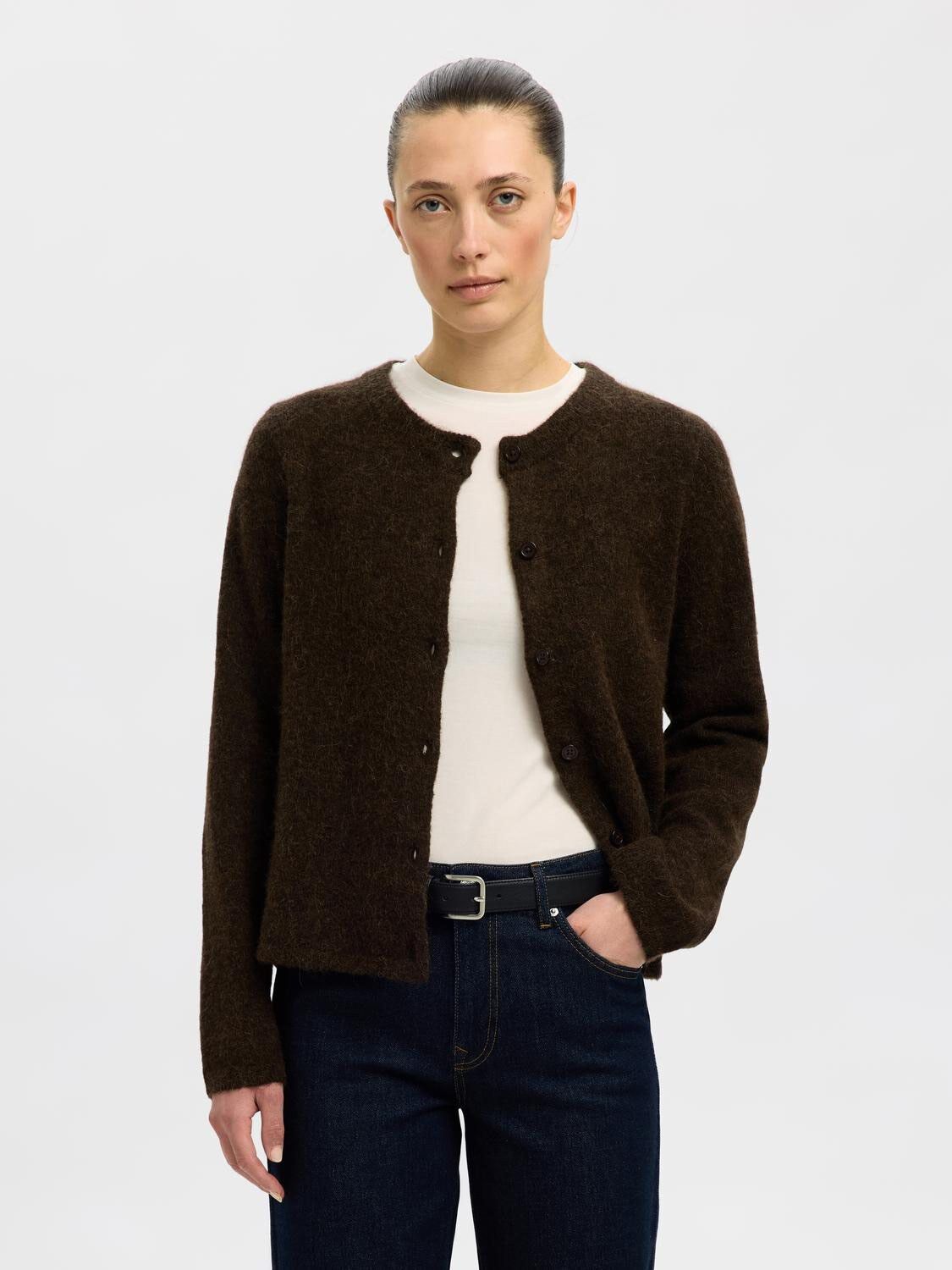 Slflulu New Ls strikket cardigan