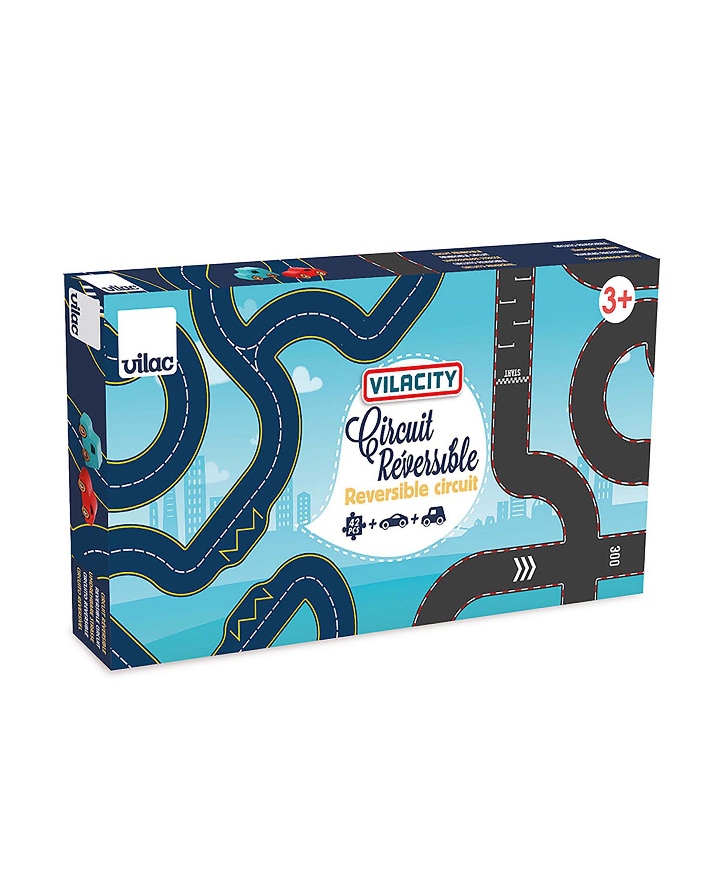 Vilac - Vilacity vendbar racerbane 42 dele