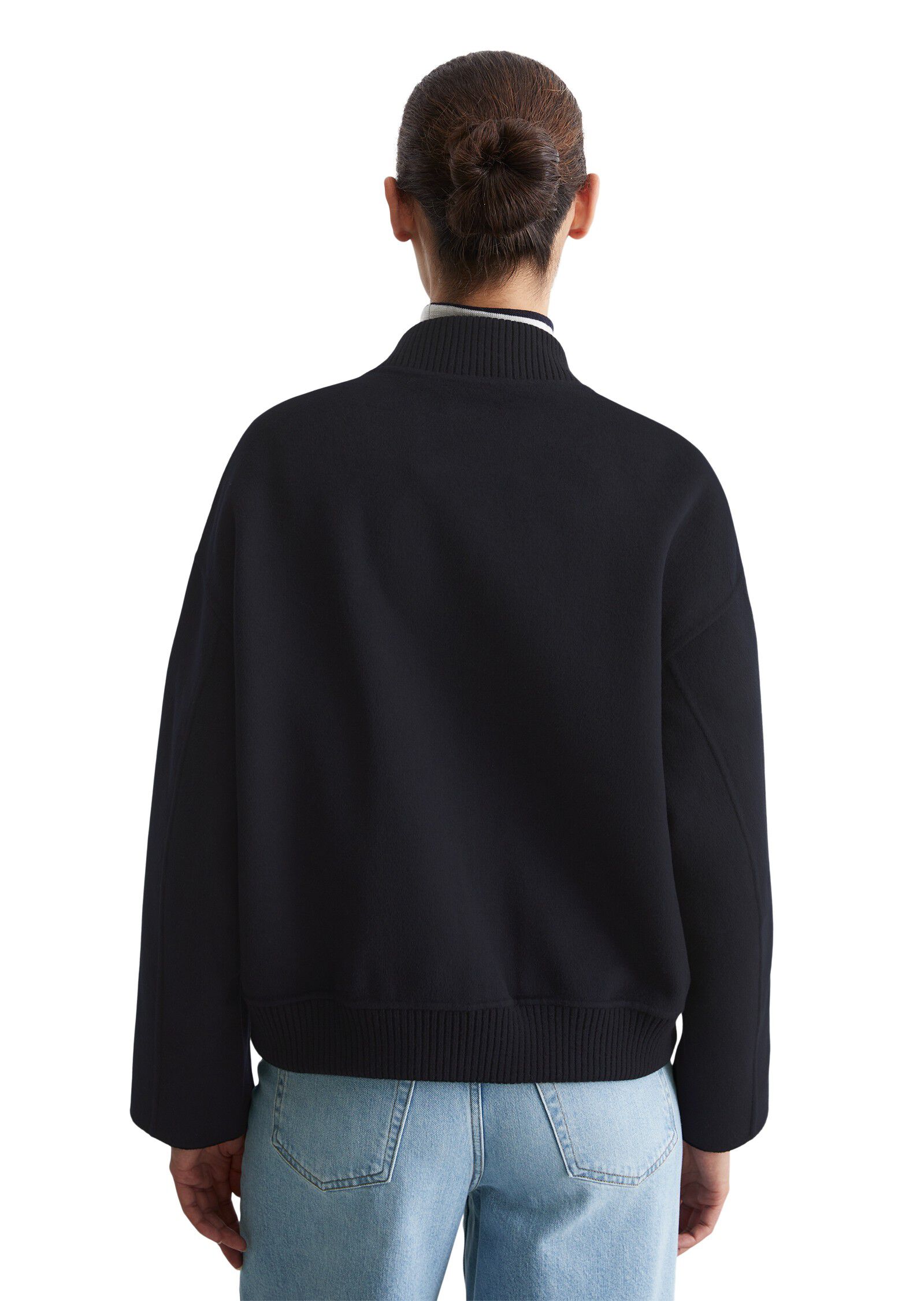 Wool blouson, real doubleface workm