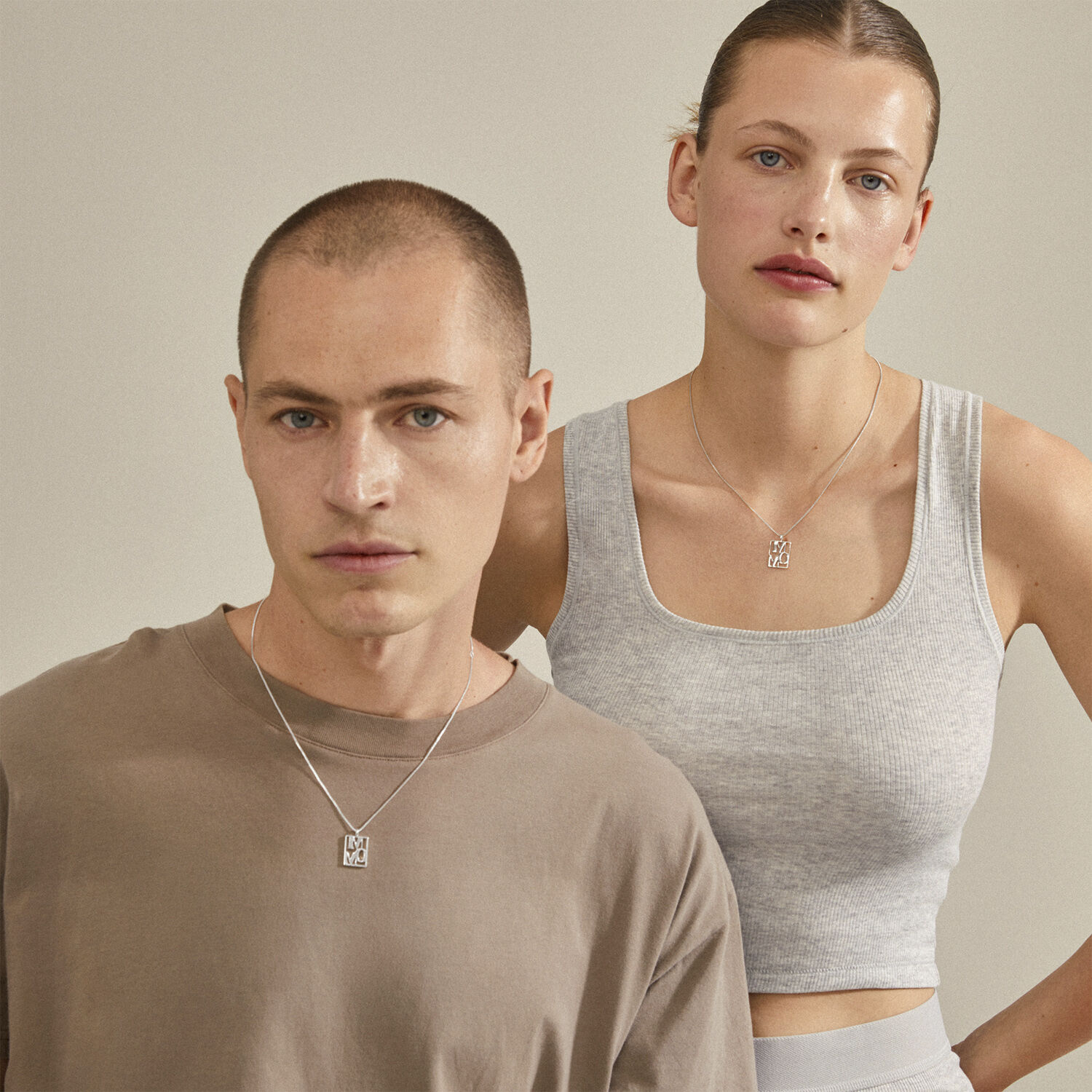 LOVE TAG, recycled MOM necklace silver-plated