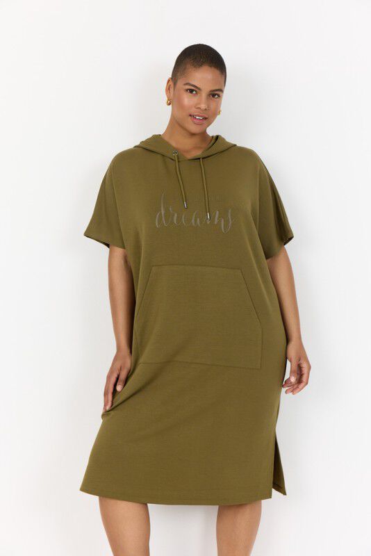 Curvy WA-SABINA 52 Kjole Oliven